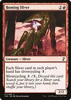 Magic the Gathering Card - Homing Sliver - MTG Circle