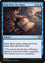 Magic the Gathering Card - Pore Over the Pages - MTG Circle