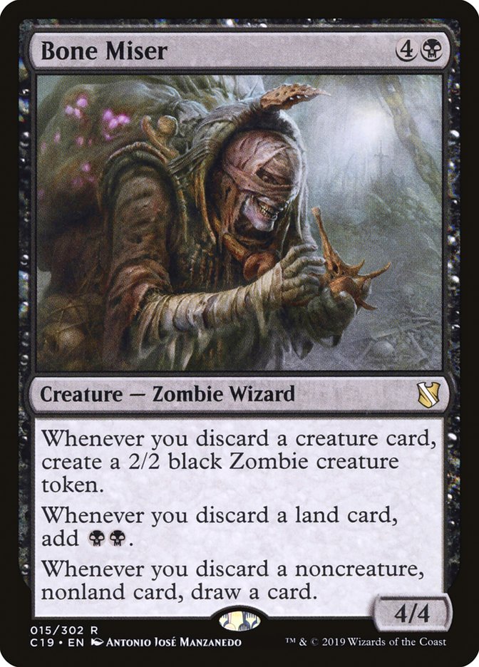 Magic the Gathering Card - Bone Miser - MTG Circle