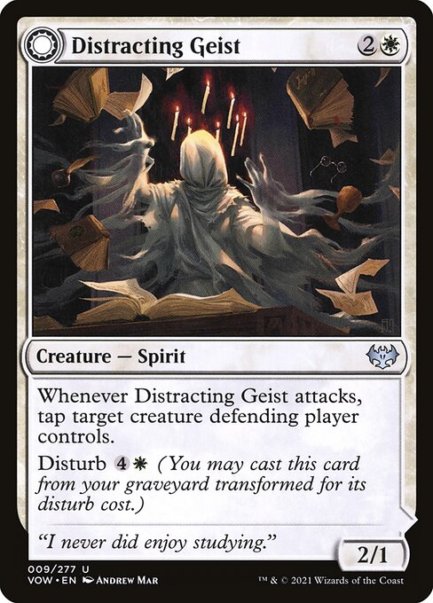 Magic the Gathering Card - Distracting Geist - MTG Circle