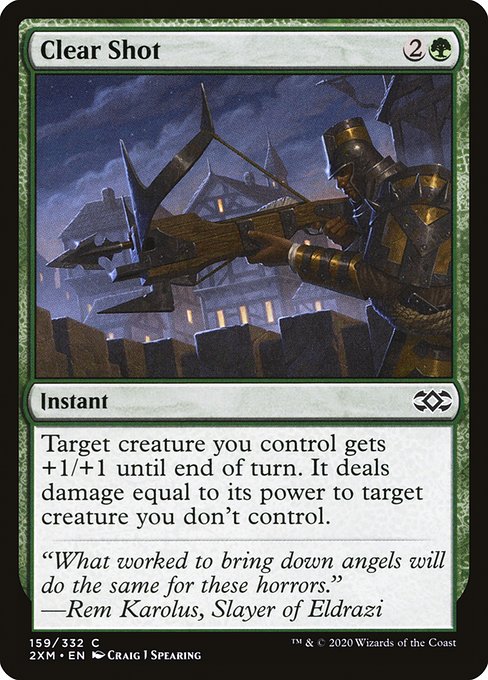 Magic the Gathering Card - Clear Shot - MTG Circle