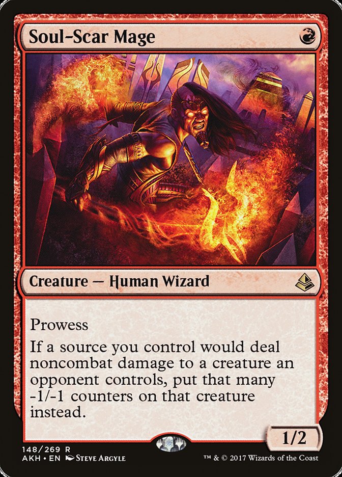 Magic the Gathering Card - Soul-Scar Mage - MTG Circle