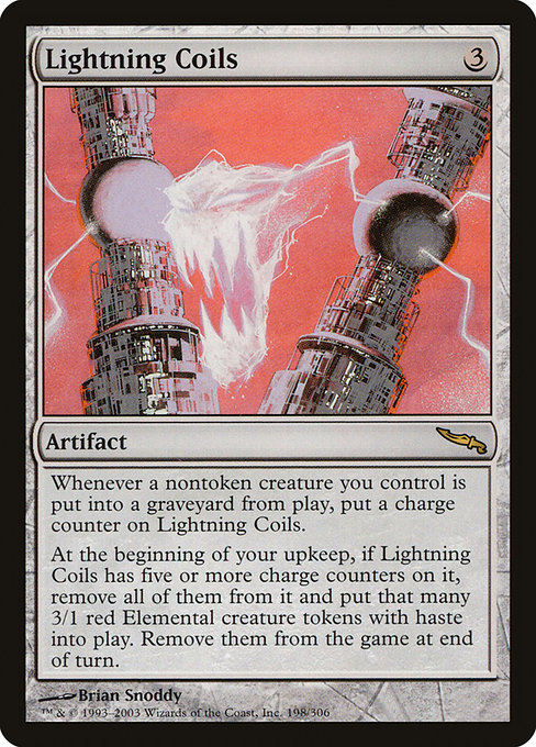 Magic the Gathering Card - Lightning Coils - MTG Circle