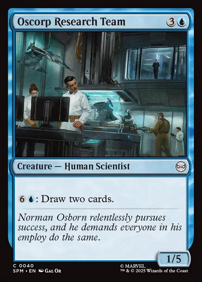 Magic the Gathering Card - Oscorp Research Team - MTG Circle