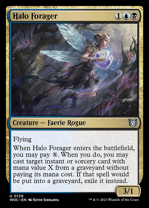 Magic the Gathering Card - Halo Forager - MTG Circle
