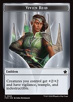 Magic the Gathering Card - Vivien Reid Emblem - MTG Circle