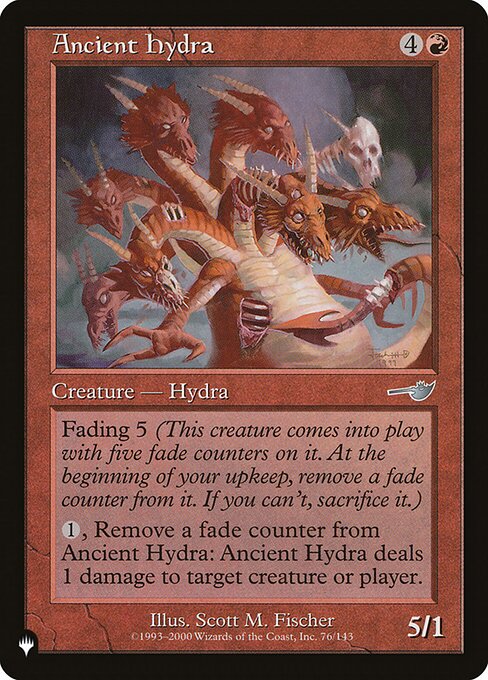Magic the Gathering Card - Ancient Hydra - MTG Circle