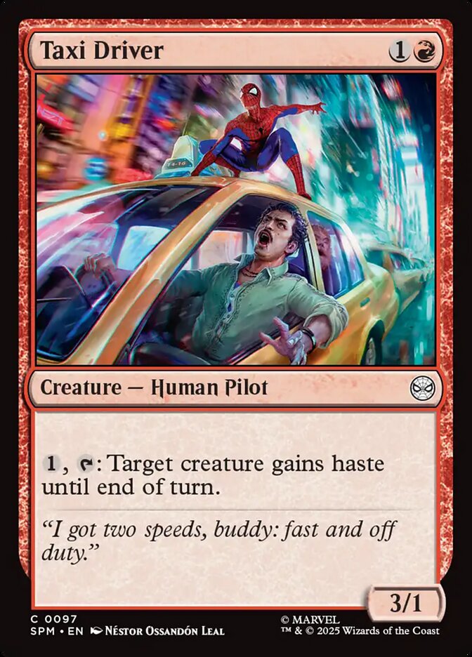 Magic the Gathering Card - Taxi Driver - MTG Circle