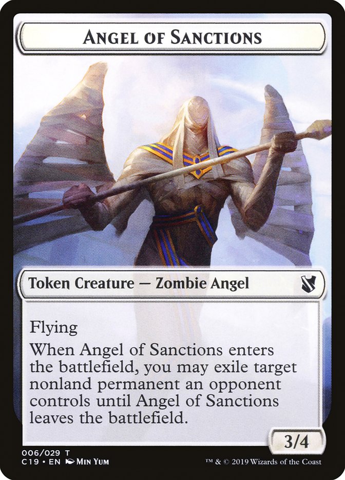 Magic the Gathering Card - Angel of Sanctions - MTG Circle