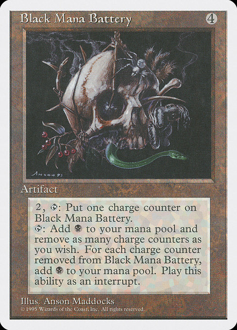 Magic the Gathering Card - Black Mana Battery - MTG Circle