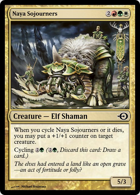 Magic the Gathering Card - Naya Sojourners - MTG Circle