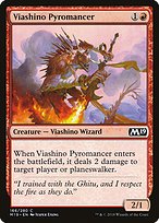 Magic the Gathering Card - Viashino Pyromancer - MTG Circle