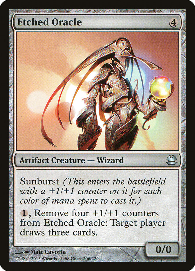 Magic the Gathering Card - Etched Oracle - MTG Circle