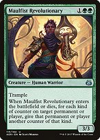 Magic the Gathering Card - Maulfist Revolutionary - MTG Circle