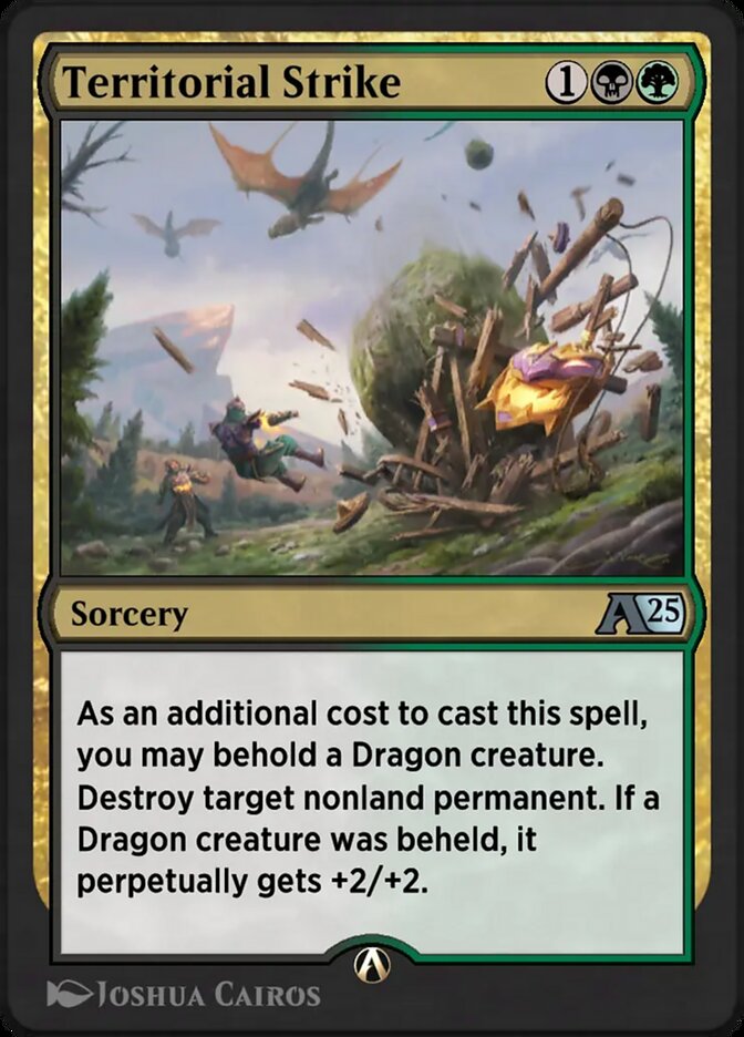 Magic the Gathering Card - Territorial Strike - MTG Circle