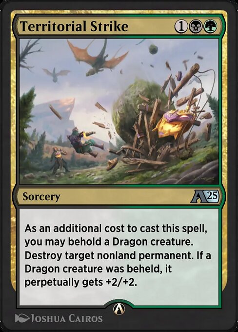 Magic the Gathering Card - Territorial Strike - MTG Circle