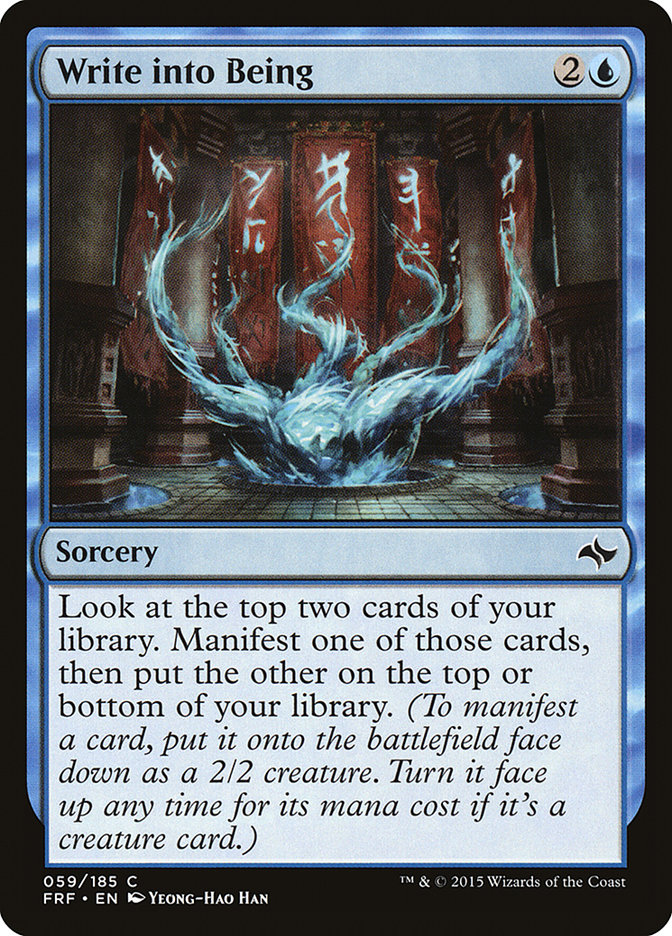 Magic the Gathering Card - Write into Being - MTG Circle