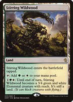Magic the Gathering Card - Stirring Wildwood - MTG Circle