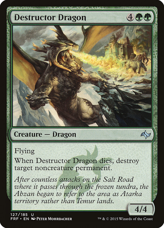 Magic the Gathering Card - Destructor Dragon - MTG Circle