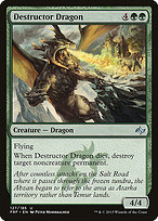 Magic the Gathering Card - Destructor Dragon - MTG Circle