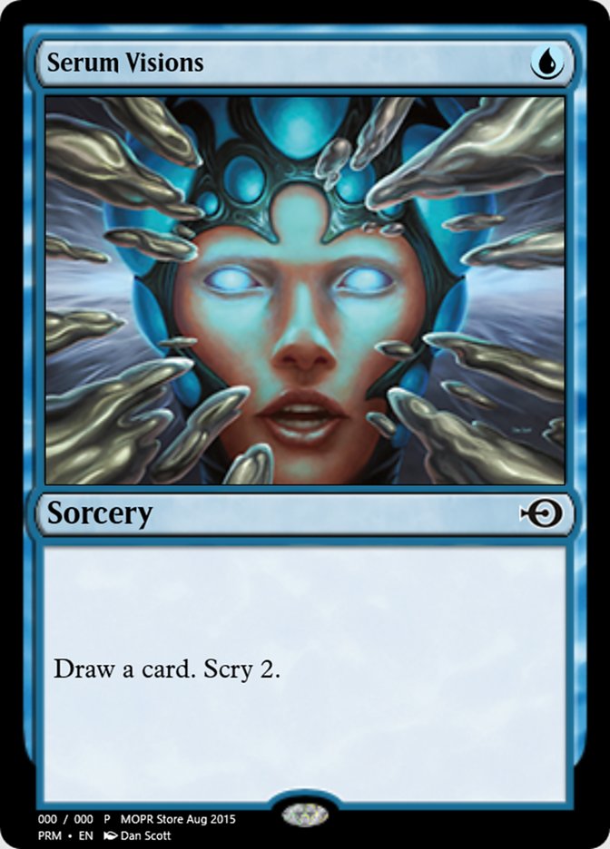 Magic the Gathering Card - Serum Visions - MTG Circle