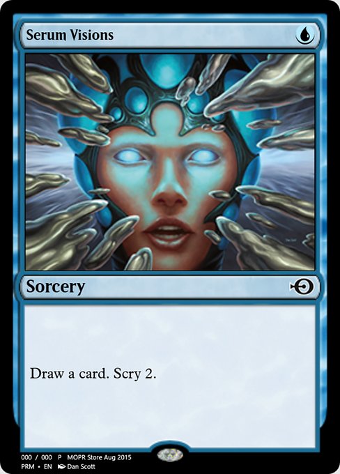 Magic the Gathering Card - Serum Visions - MTG Circle