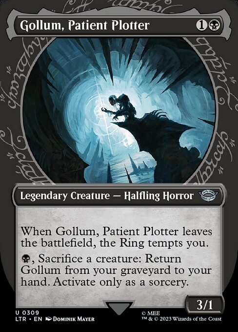 Magic the Gathering Card - Gollum, Patient Plotter - MTG Circle