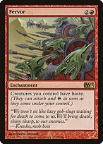 Magic the Gathering Card - Fervor - MTG Circle