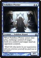 Magic the Gathering Card - Vedalken Plotter - MTG Circle