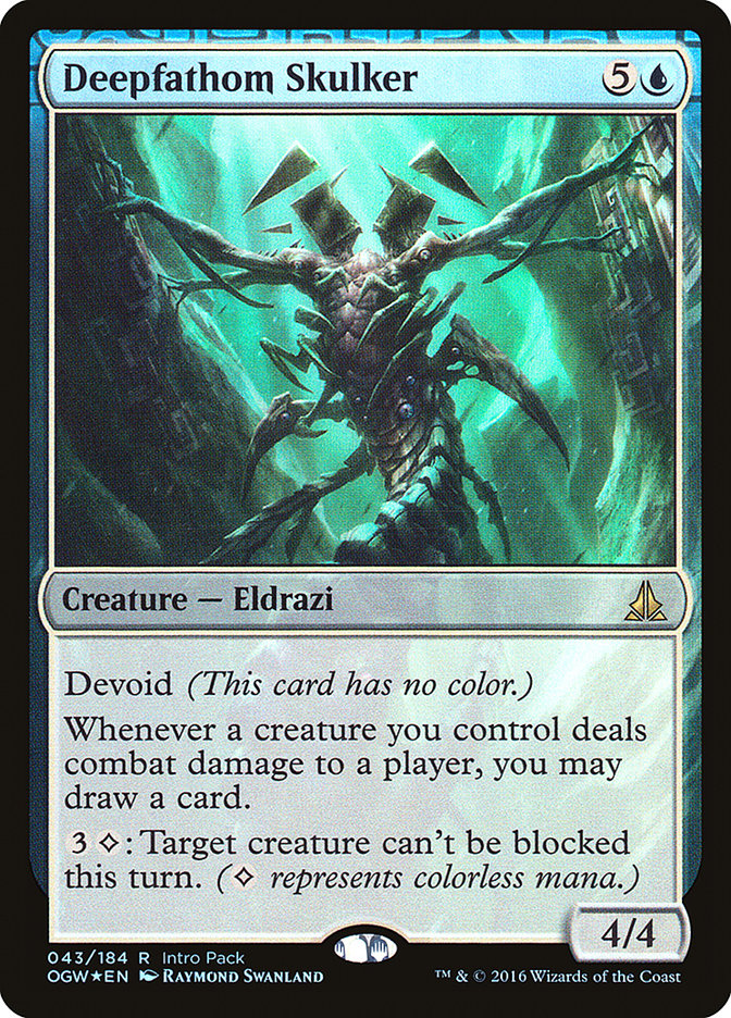 Magic the Gathering Card - Deepfathom Skulker - MTG Circle
