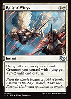 Magic the Gathering Card - Rally of Wings - MTG Circle