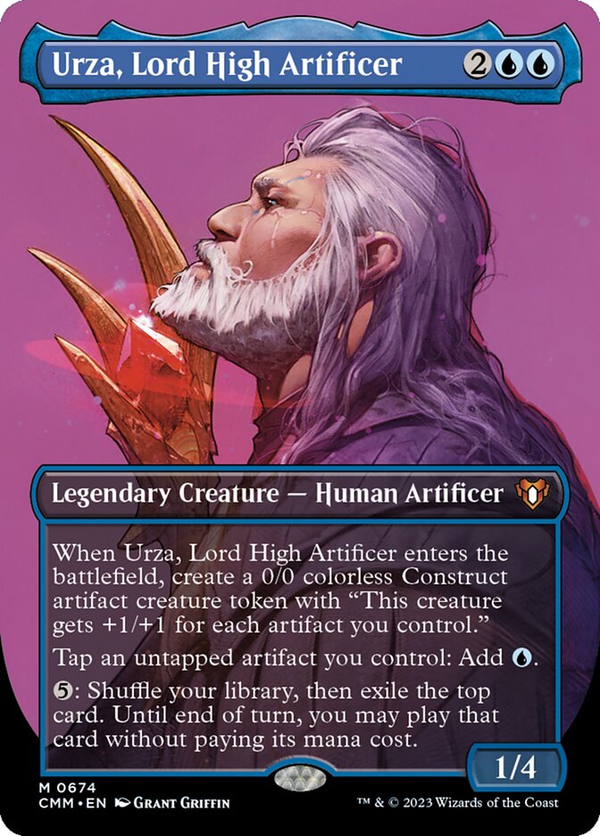 Magic the Gathering Card - Urza, Lord High Artificer - MTG Circle