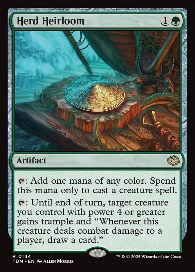 Magic the Gathering Card - Herd Heirloom - MTG Circle