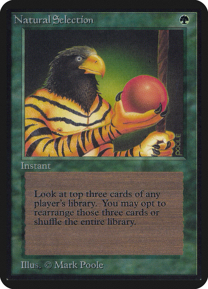 Magic the Gathering Card - Natural Selection - MTG Circle