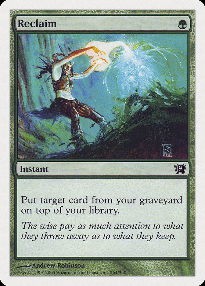 Magic the Gathering Card - Reclaim - MTG Circle