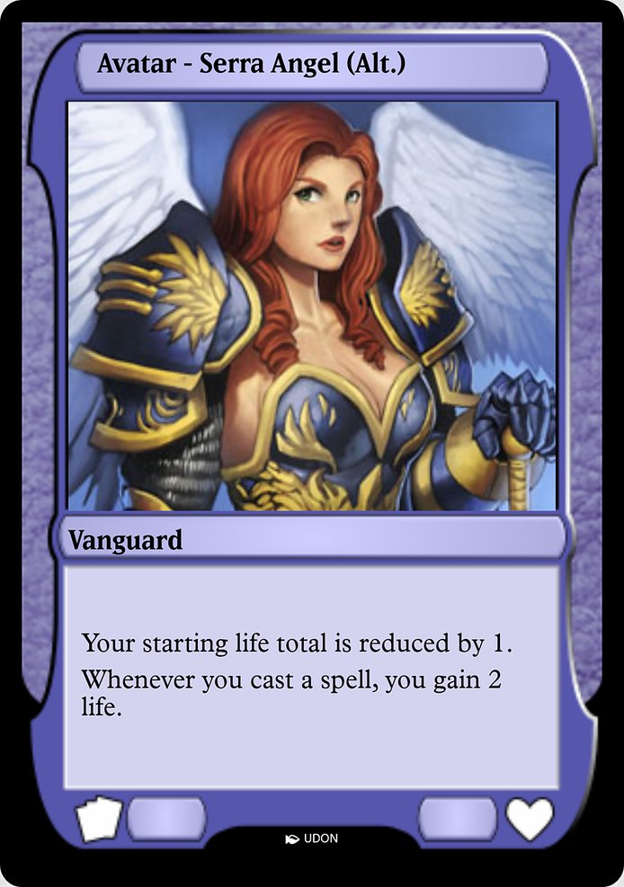 Magic the Gathering Card - Serra Angel Avatar - MTG Circle