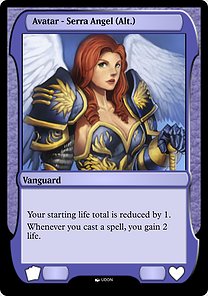Magic the Gathering Card - Serra Angel Avatar - MTG Circle