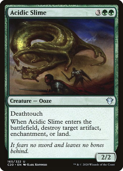 Magic the Gathering Card - Acidic Slime - MTG Circle