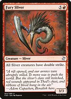 Magic the Gathering Card - Fury Sliver - MTG Circle