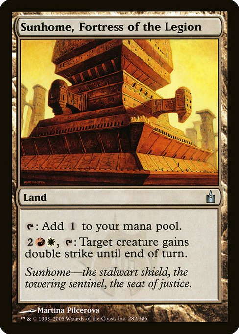 Magic the Gathering Card - Sunhome, Fortress of the Legion - MTG Circle