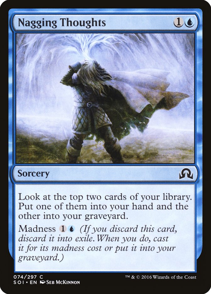 Magic the Gathering Card - Nagging Thoughts - MTG Circle