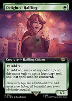 Magic the Gathering Card - Delighted Halfling - MTG Circle