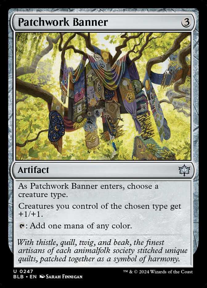 Magic the Gathering Card - Patchwork Banner - MTG Circle