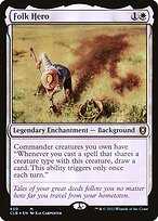 Magic the Gathering Card - Folk Hero - MTG Circle