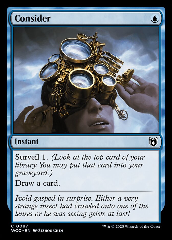 Magic the Gathering Card - Consider - MTG Circle