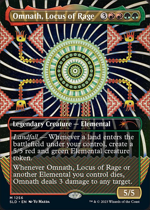Magic the Gathering Card - Omnath, Locus of Rage - MTG Circle