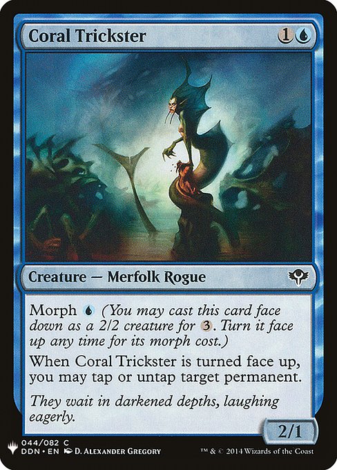 Magic the Gathering Card - Coral Trickster - MTG Circle