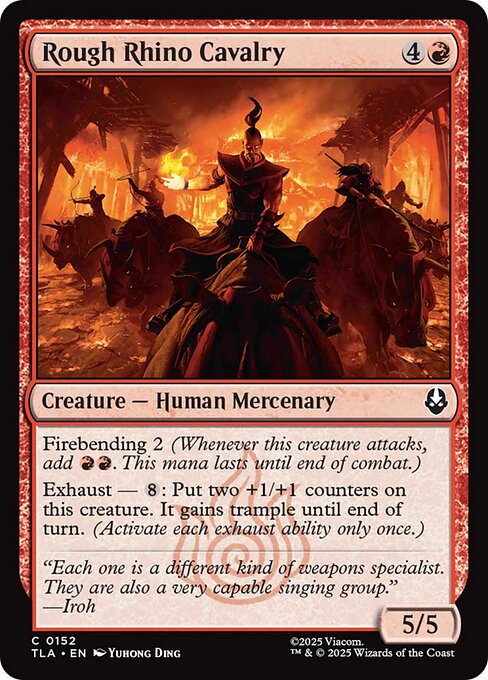 Magic the Gathering Card - Rough Rhino Cavalry - MTG Circle