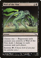 Magic the Gathering Card - Wail of the Nim - MTG Circle