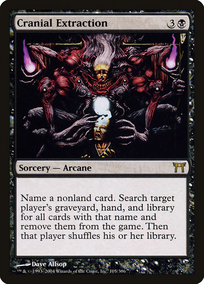 Magic the Gathering Card - Cranial Extraction - MTG Circle